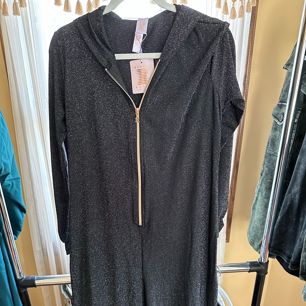 New Savage by Fenty shine onsie sz Large